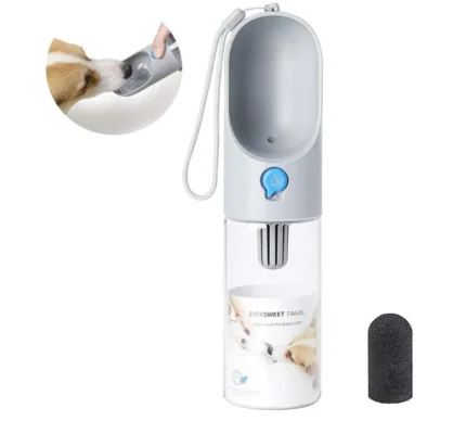 Petkit Eversweet Travel S One touch Pet bottle Grey S400 Миска для воды 400 мл