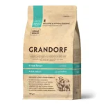 Grandorf Holistic&Hypoallergenic İndoor сухой корм для взрослых кошек 4 вида мяса от 1 года 2кг