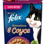 Felix Sensation с уткой в соусе с морковью 75 г