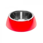 Ferplast JOLIE S металическая миска на пластиковой подставке, красная, 17,1 х 5,5 см, 0.5 л