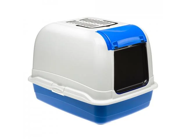 72070099 Ferplast Maxi Bella Cabrio закрытый туалет для кошек с открывающимся люком, 50 x 65,5 x 47 см — изображение 1