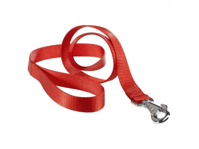 75340922-2 Ferplast Club G10/120 нейлоновый поводок для собак, 10 х 120 см, красный — изображение 1