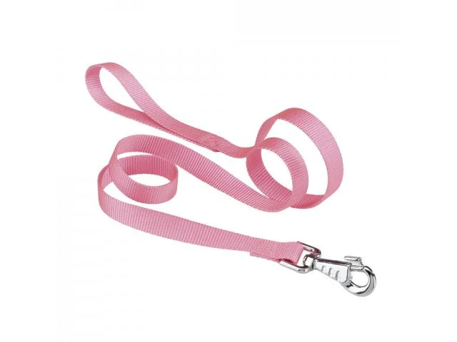 75345916-2 Ferplast Club G15/120 нейлоновый поводок для собак, 15 х 120 см, розовый — изображение 1