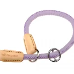 Ferplast Derby CS 12/50 ошейник-удавка фиолетовая, эко-кожа с нейлоновым шнуром 50 см × 12 мм