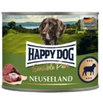 Happy Dog Sensible Pure Neuseeland Lamb Pure влажный корм  для собак с ягненком 200 г