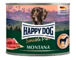 Happy Dog Sensible Pure Montana Horse Pure yaş it yemi at əti ilə, 200 q