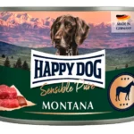 Happy Dog Sensible Pure Montana Horse Pure yaş it yemi at əti ilə, 200 q