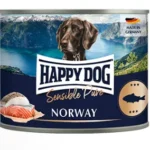 Happy Dog Sensible Pure Norway Sea Fish Pure влажный корм  для собак с морской рыбой 200 г