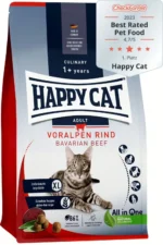 Happy Cat Culinary Adult Voralpen Rind Bavariya mal əti ilə yetkin pişiklər üçün quru yem (toplu)