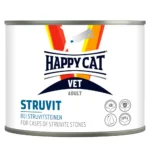 Happy Cat Vet Struvit Sidik daşı xəstəliyi olan pişiklər üçün yetkin yaş yem, struvit daşlarının əmələ gəlməsinin qarşısını alır 200 q