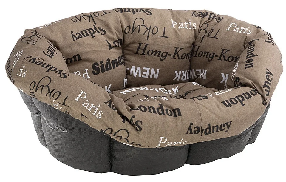 82032999 Ferplast Sofa 6 мягкая подушка для собак и кошек 73×55×27, серая — изображение 1