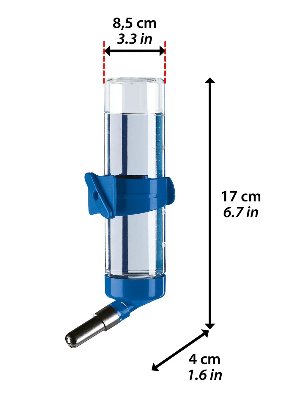 84661799 Ferplast Drinki поилка с креплением для грызунов, 0,15 л — изображение 1