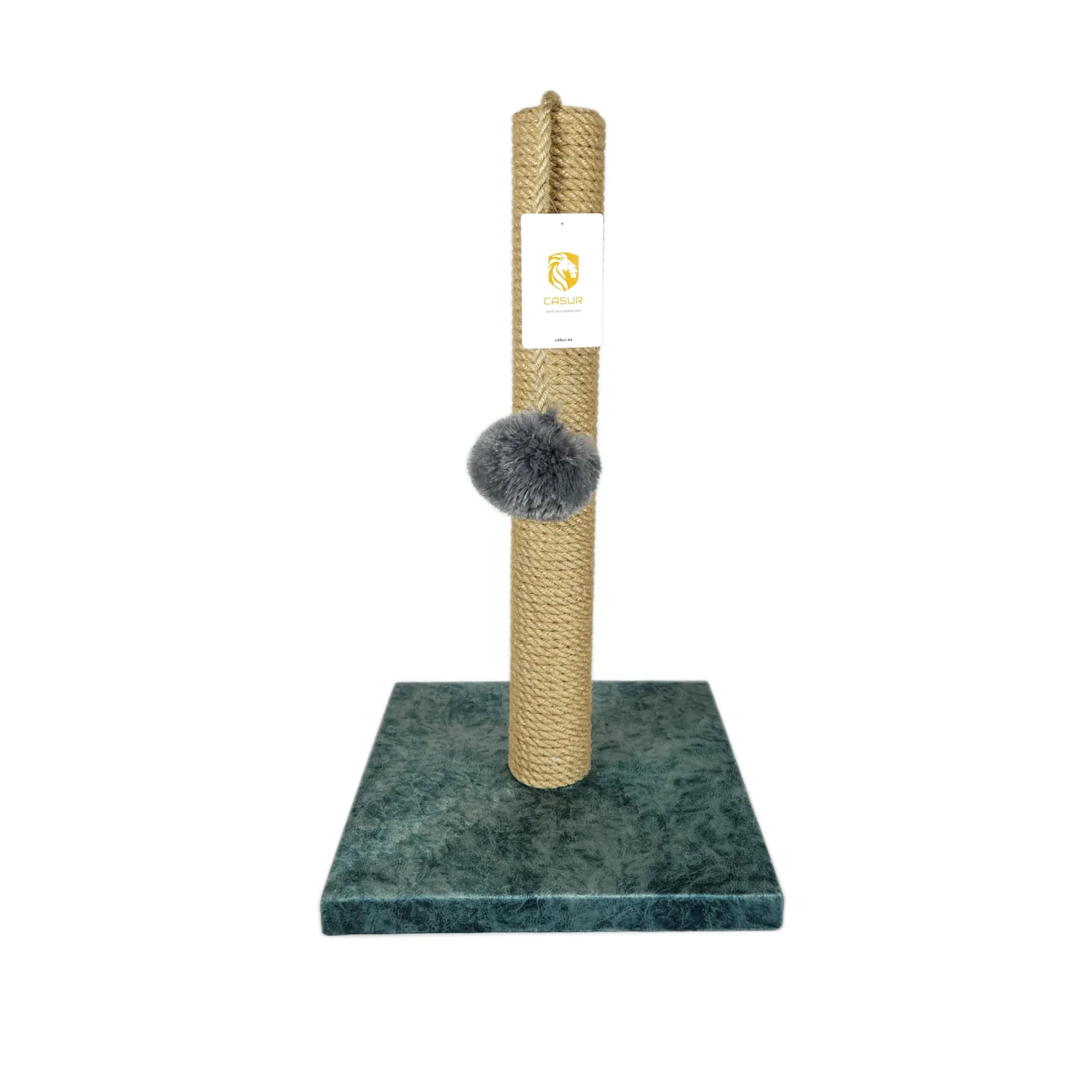 8534030 Casur Когтеточка блестящий зеленовато-синий, (30x30 см, высота 50 см) — изображение 1