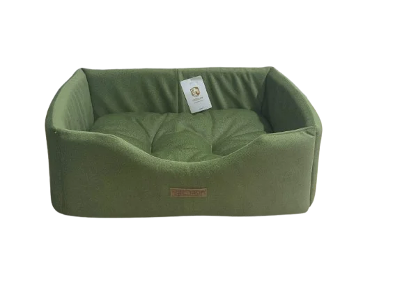 85340362 Casur лежанка квадратная 'Kare' для кошек салатовый цвет (50x40) — изображение 1