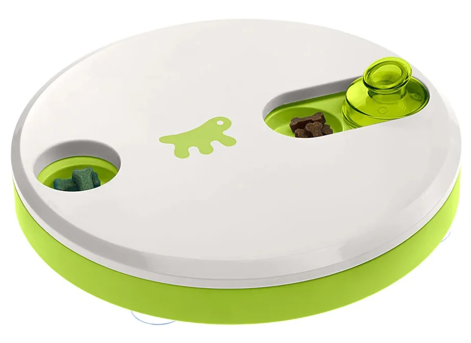 85484099 Ferplast Duo интерактивная игрушка-кормушка для кошек Ø 24,5×5,8 см, пластиковая — изображение 1