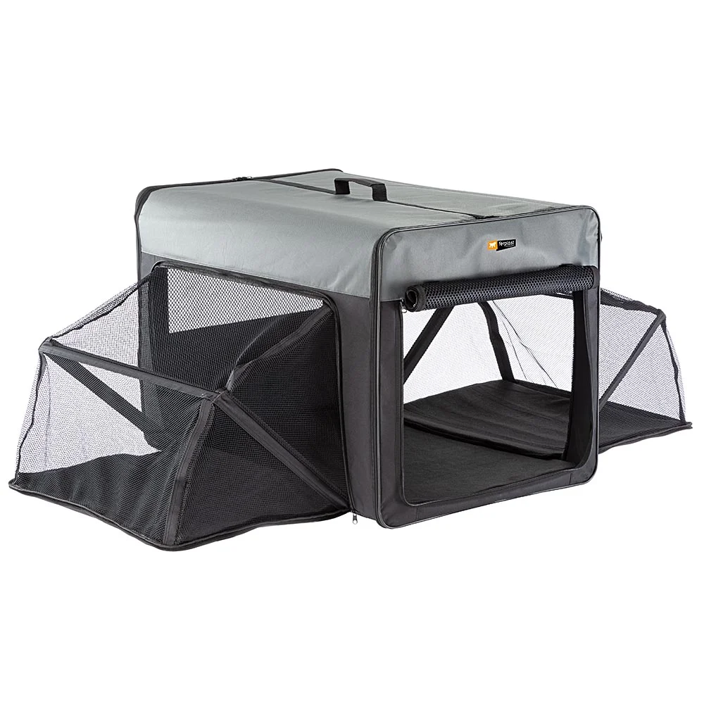 85725299 Ferplast Holiday 2 Scenic складной домик-переноска с дополнительными секциями из нейлона, 49×34×34 см — изображение 1