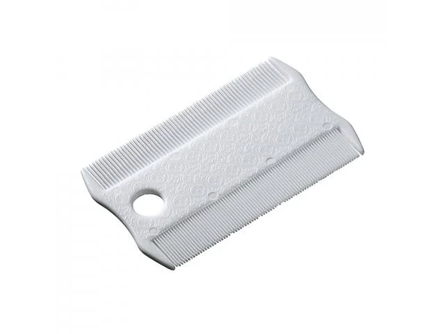 85836811 Ferplast Gro 5836 двусторонняя антиблошиная расческа для кошек и собак, 8,5 x 5,2 x 0,3 см — изображение 1