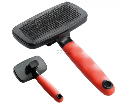 85956899 Ferplast щетка-пуходерка GRO 5956 самоочищающаяся большая для собак 12,5 x h 19 cm — изображение 1