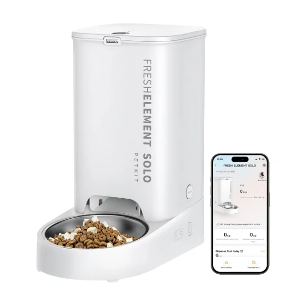 9021596 Petkit Fresh Element Solo Smart Pet Feeder White Автоматическая кормушка 3 литра — изображение 1