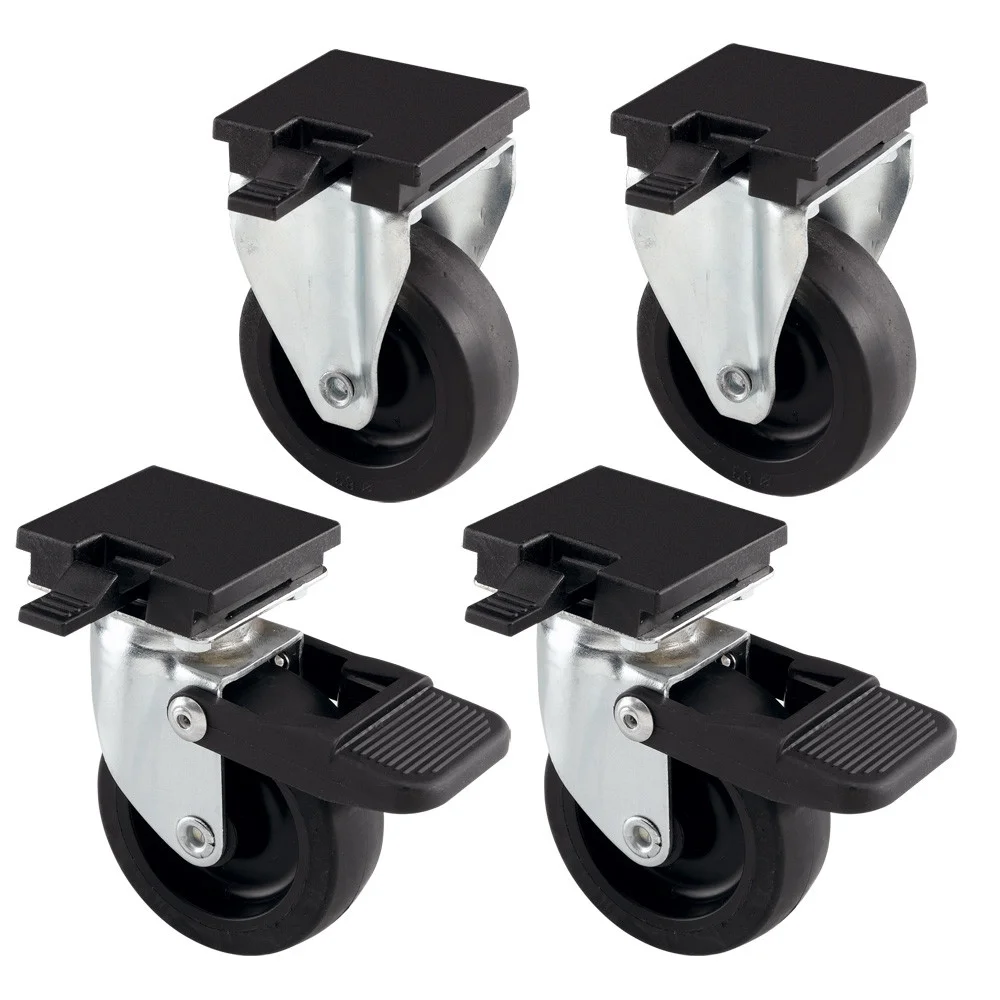 93396000 Ferplast Комплект колес L388B для ATLAS 50/60 (новое крепление) — изображение 1