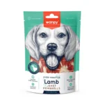 Wanpy Lamb Jerky Dumbbells Qantel Sümük ilə quzu ilə itlər üçün, 100 g