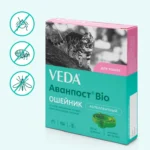 Veda Аванпост Bio ошейник от блох и клещей для кошек, репеллентный,  35 см