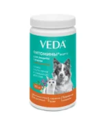 Veda Фитомины Форте кормовая добавка  для защиты печени собакам и кошкам, 200 таб.