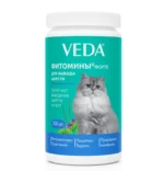 Veda Фитомины Форте для кошек с фитокомплексом для вывода шерсти , 200 таб.