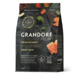 Grandorf Fresh Holistiс Hypoallergenic Dog Adult Mini Fresh Salmon - сухой беззерновой корм класса холистик с живыми пробиотиками для взрослых собак мелких пород со вкусом лосося, 3 кг