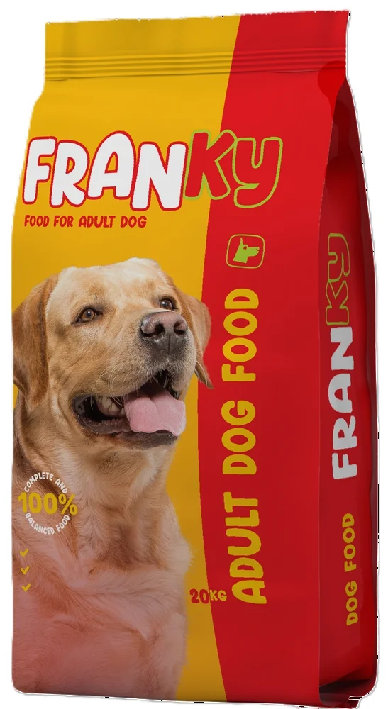 60350550 Franky Adult Dog Food, сухой корм для взрослых собак с куриным мясом (целый мешок 20 кг) - Image 1