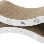 Когтеточка Trixie Mimi Волна с кошачьей мятой, 48х16х22 cм