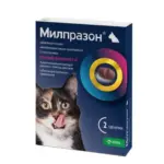 Милпразон антигельминтик, таблетка для кошек от 2 кг до 8 кг (1 таб.)