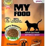 My Food влажный корм для кошек с говядиной, 85 гр