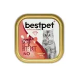 Bestpet wet food for cat’s with beef, паштет для кошек с говядиной, 100 г