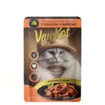 Van Kot влажный корм для кошек с лососем и форелью, 75 гр.