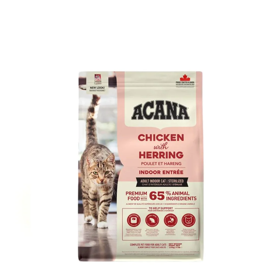 6050606 Acana Indoor Entree Cat, сухой корм для кошек со вкусом курицы и индейки, 340 гр. — изображение 1